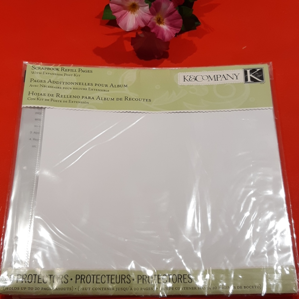 Scrapbook refill pages